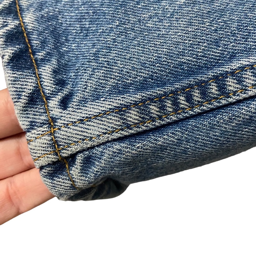 Y2K Levi’s 517 Slim Fit Bootcut Stone Washed Women’s Vintage Jeans Blue - Picture 7 of 16